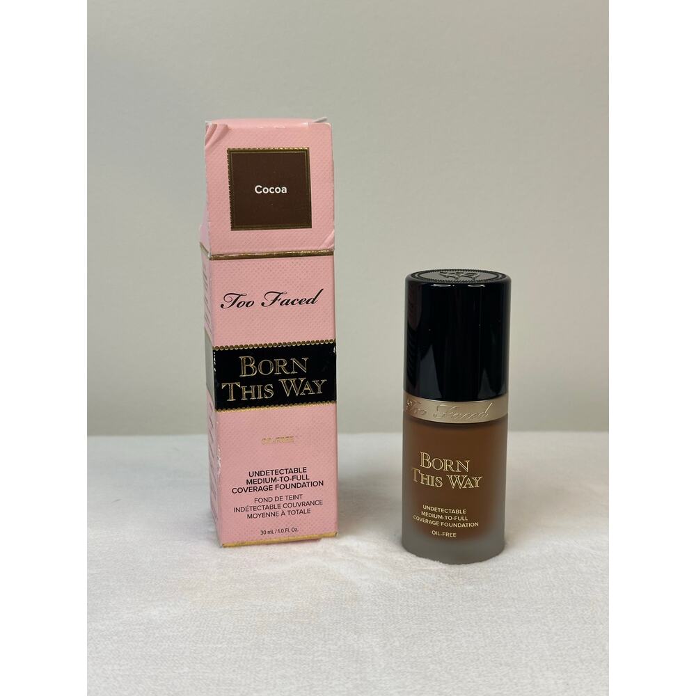 Too Faced Born This Way Foundation in Cocoa - Medium-to-Full Coverage - Picture 4 of 6